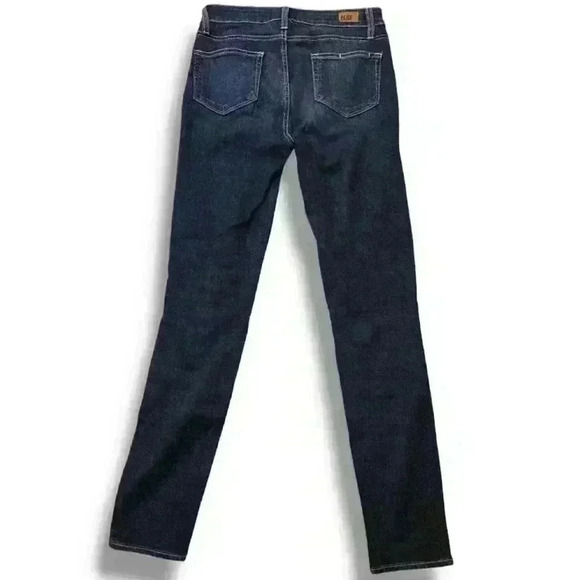 PAIGE WOMEN'S HOXTON ANKLE SKINNY LEG STRETCH BLUE JEANS Size 26 Blue #174 - Picture 3 of 8